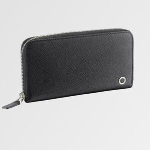 Bvlgari Man Zip Leather Wallet